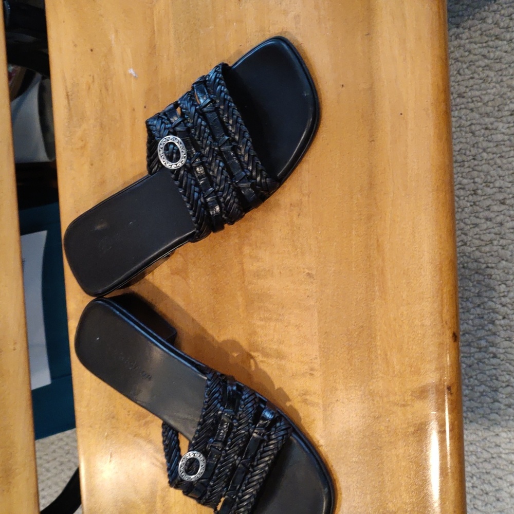 Brighton black sandals size 7 made in Brazil - Picture 4 of 12